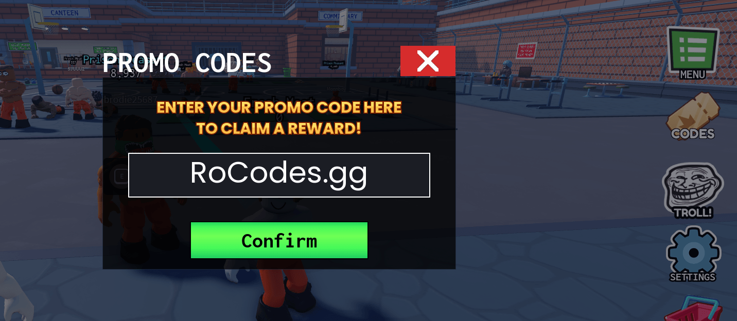 Prison Pump Codes February 2026 RoCodes 103 Prison Pump Codes 